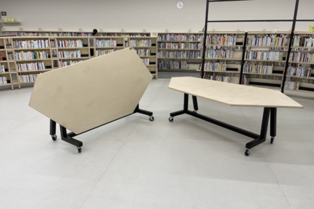 写真：大阪府POSCO様　泉大津図書館向け什器