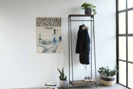 写真：オーダーのハンガーラック