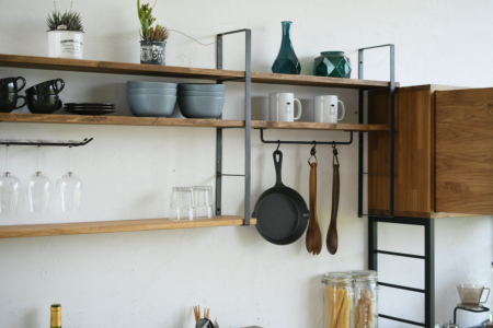 写真：ウォールラック + ハンガーバー