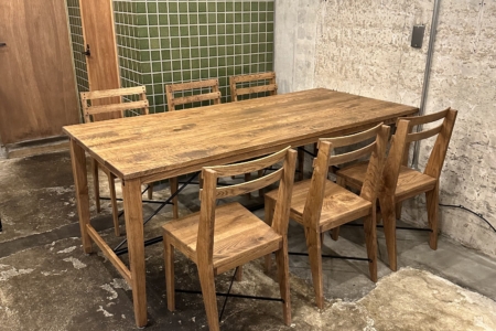 写真：大阪市都島　飯時マム様　テーブル席セット