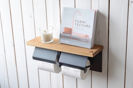 写真：お洒落なトイレットペーパーホルダーはいかがですか！動画説明もあるよ！！