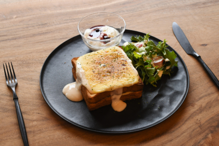 写真：モーニング新メニュー「クロックムッシュ」販売開始